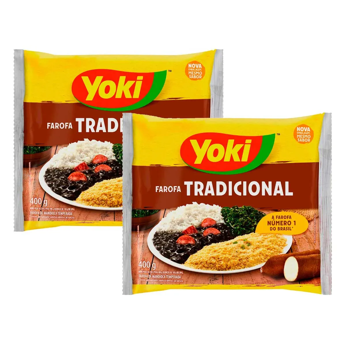 Farofa de Mandioca Yoki 400G 2UN