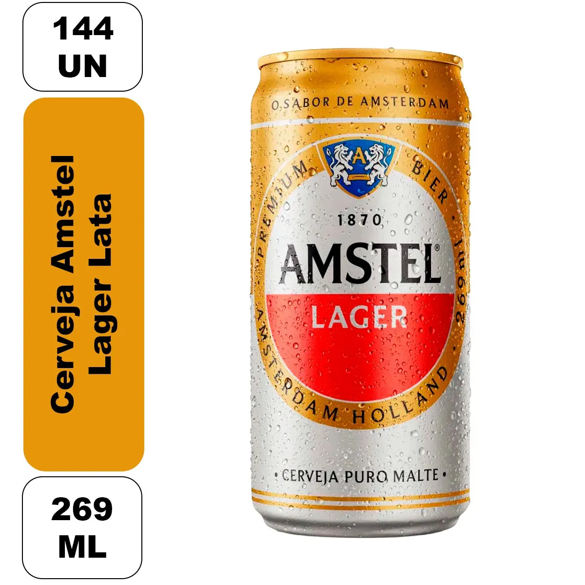 Cerveja Amstel 269ML 144UN