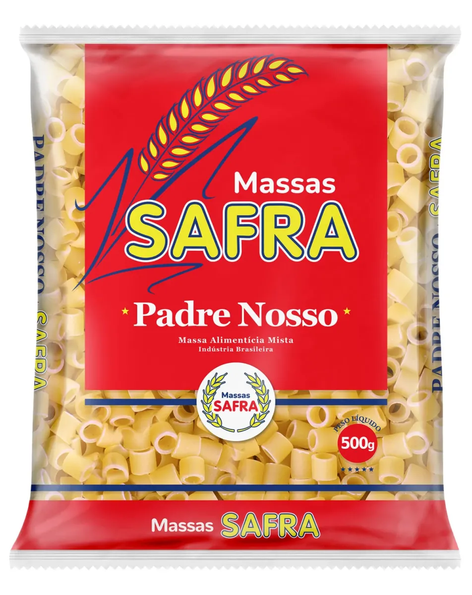 Macarrão Safra Padre Nosso Sêmola 500G