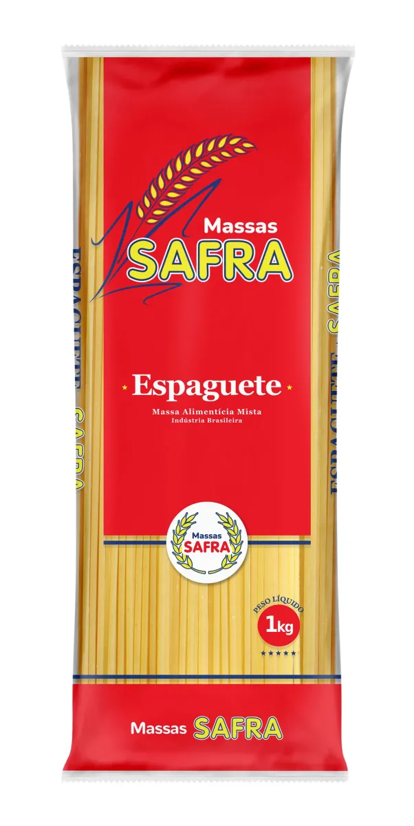 Macarrão Safra Espaguete Sêmola 1KG