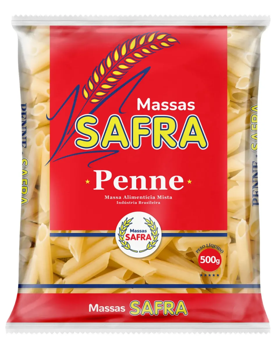 Macarrão Safra Sêmola Penne 500G