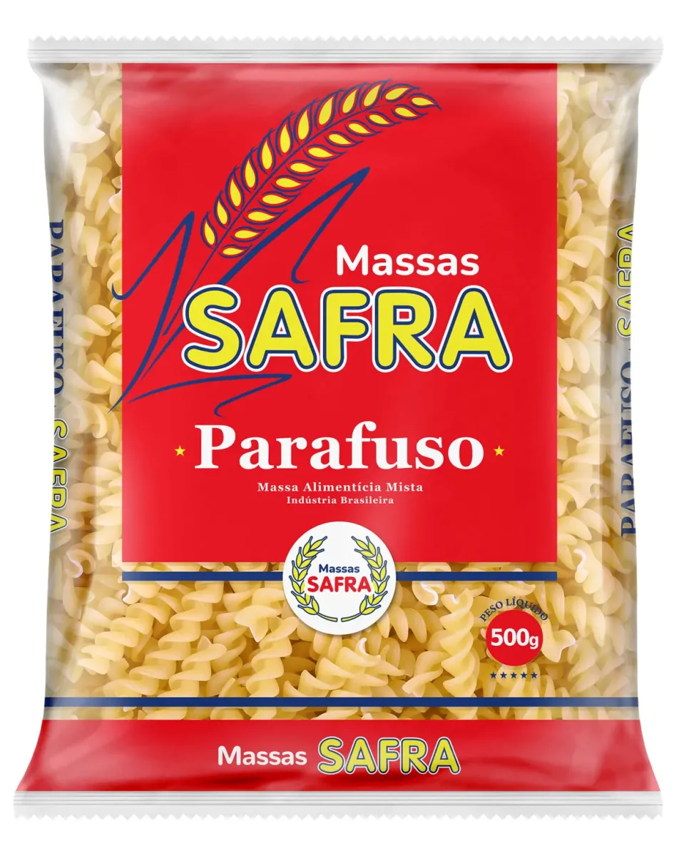 Macarrão Safra Sêmola Parafuso 500G