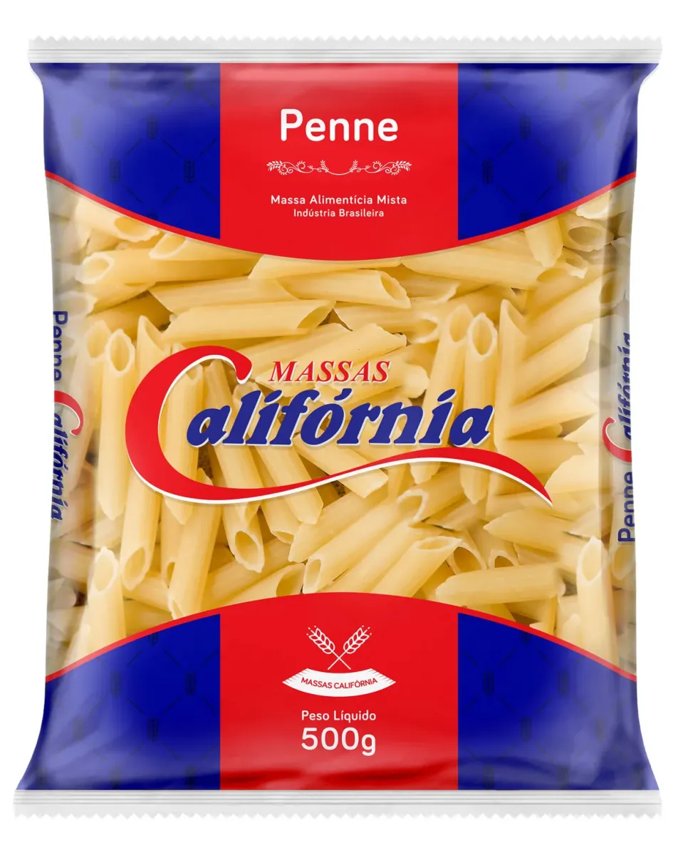 Macarrão Califórnia Penne Sêmola 500G