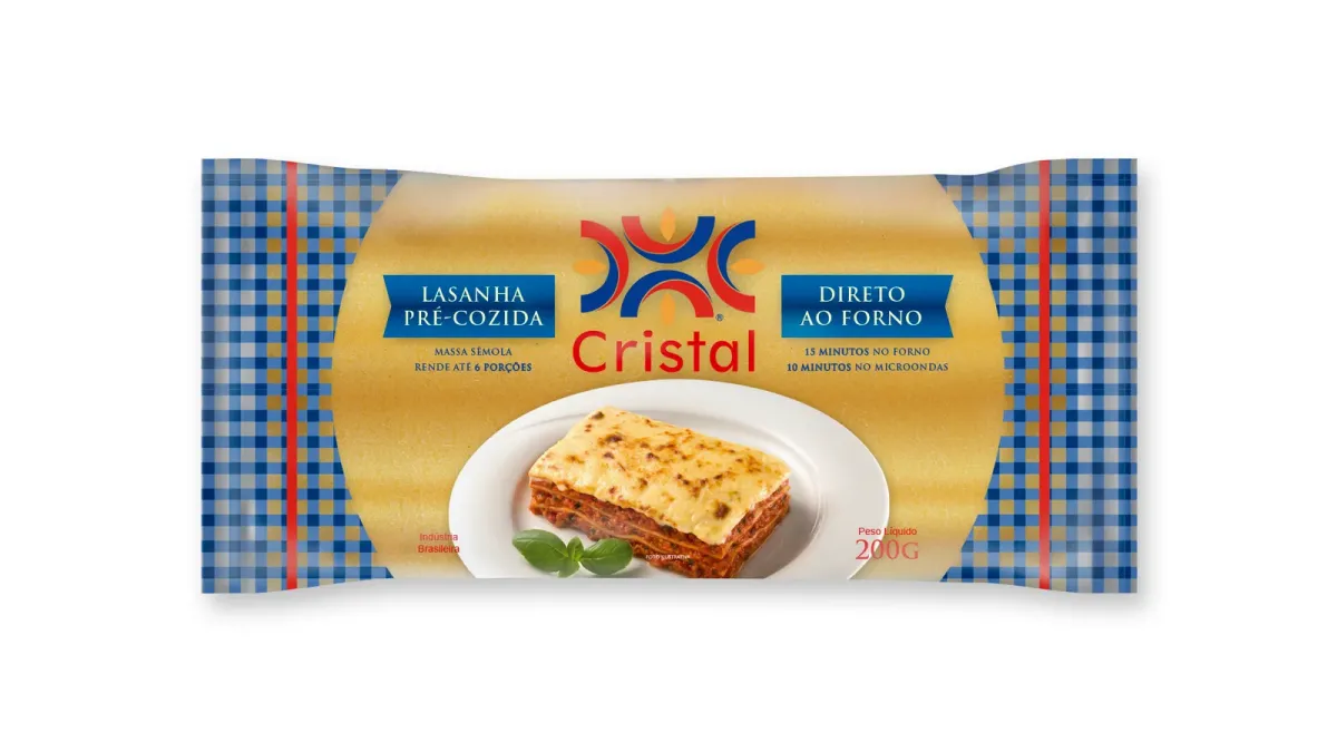 Lasanha Pré-Cozida Cristal Sêmola PCT