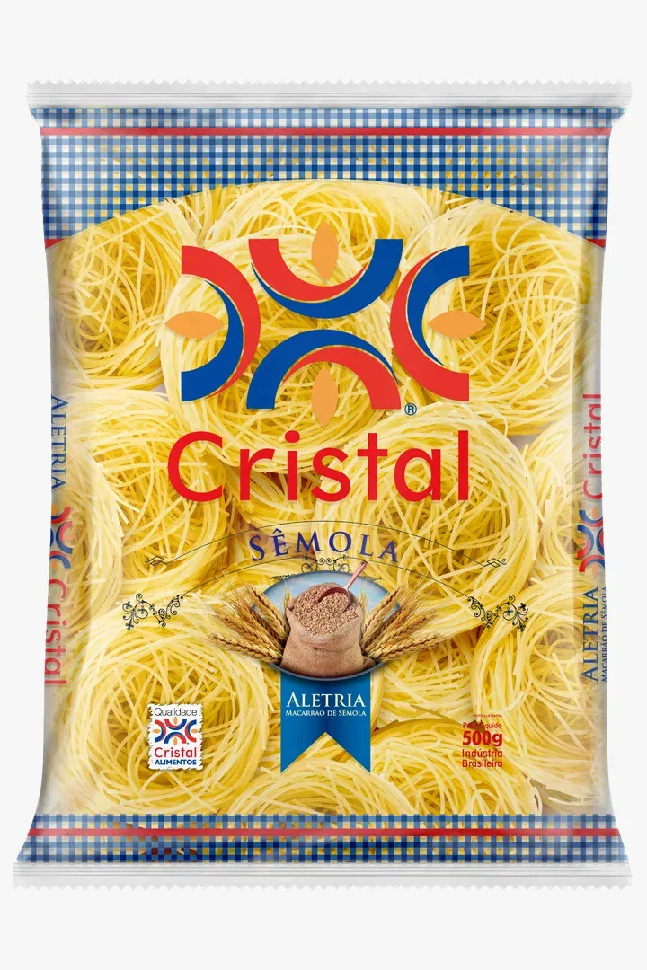 Macarrão Sêmola Aletria Cristal PCT