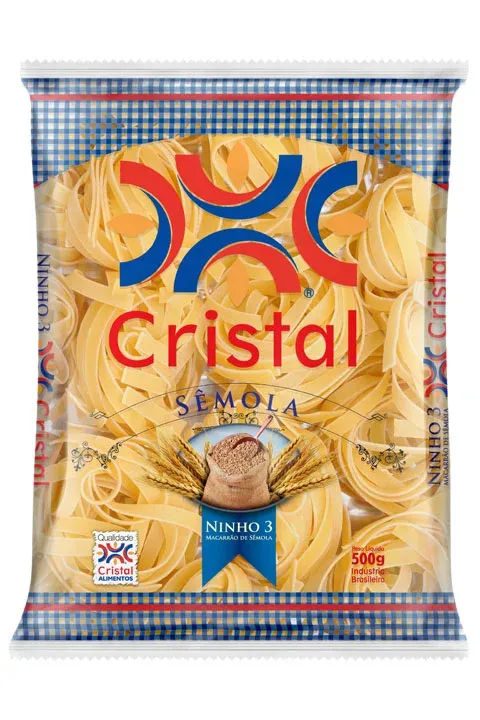 Macarrão Sêmola Ninho 3 Cristal PCT