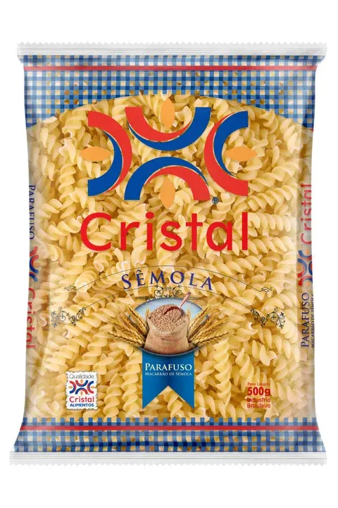 Macarrão Sêmola Parafuso Cristal PCT