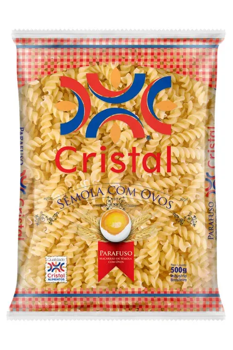 Macarrão Sêmola com Ovos Parafuso Cristal PCT