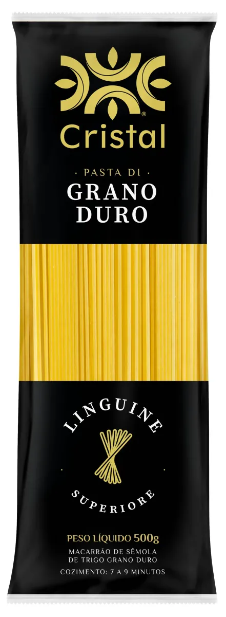 Macarrão Grano Duro Linguine Cristal 500G
