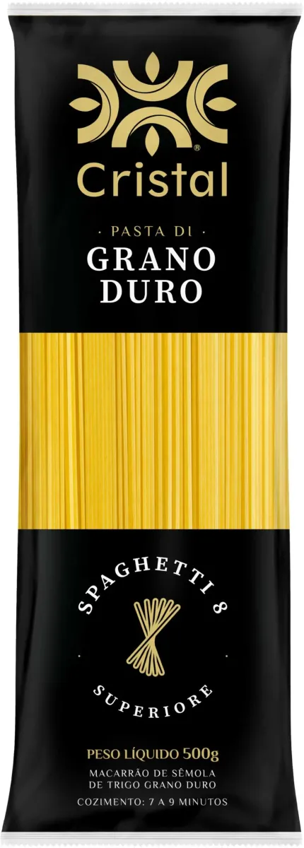 Macarrão Grano Duro Spaghetti 8 Cristal PCT