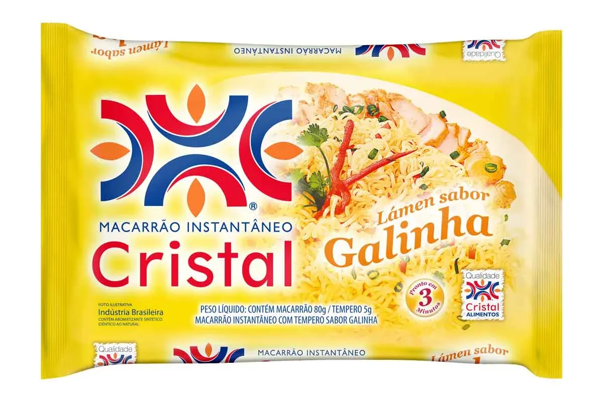 Macarrão Instantâneo Cristal Galinha PCT