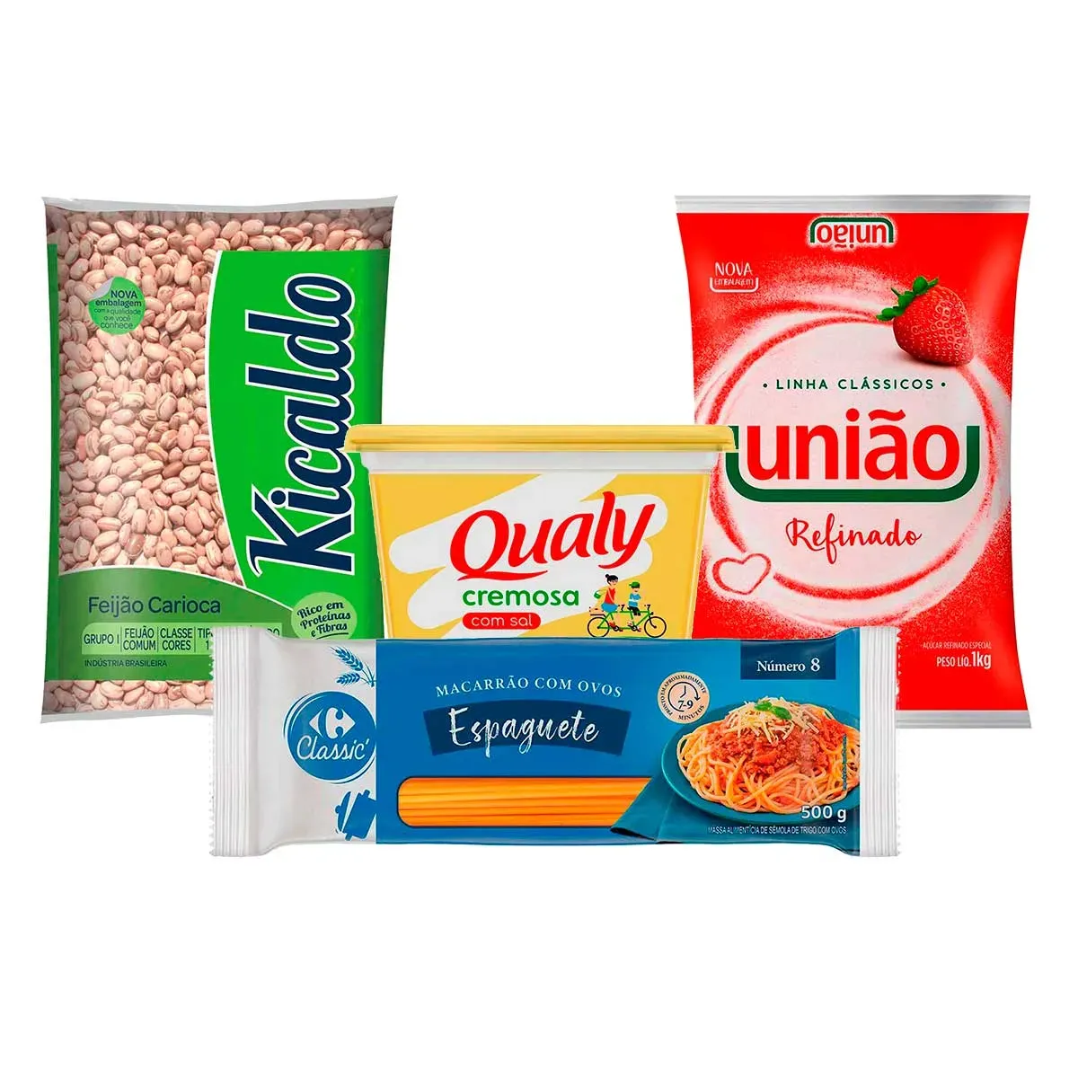 Kit Açúcar União + Margarina Sal Kicaldo 500G