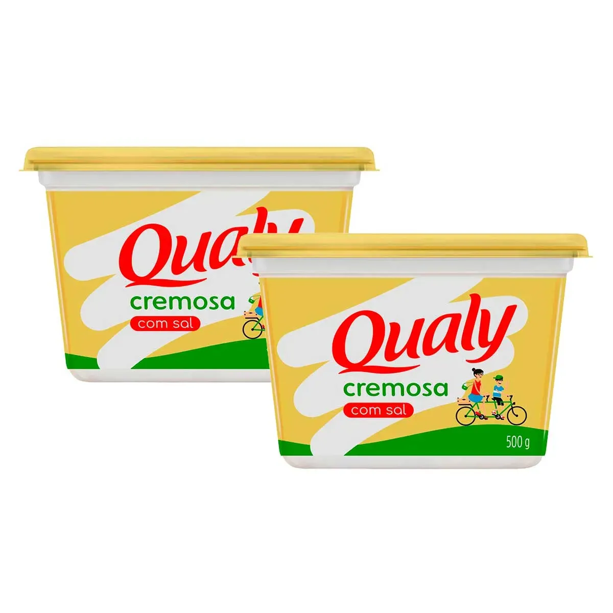 Margarina Cremosa com Sal Qualy 500G 2UN