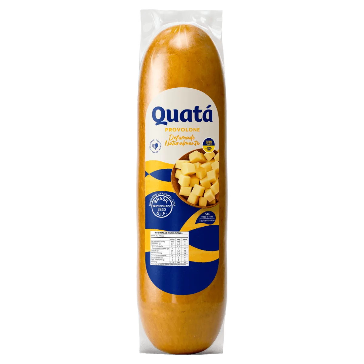 Queijo Provolone Defumado Quatá UN