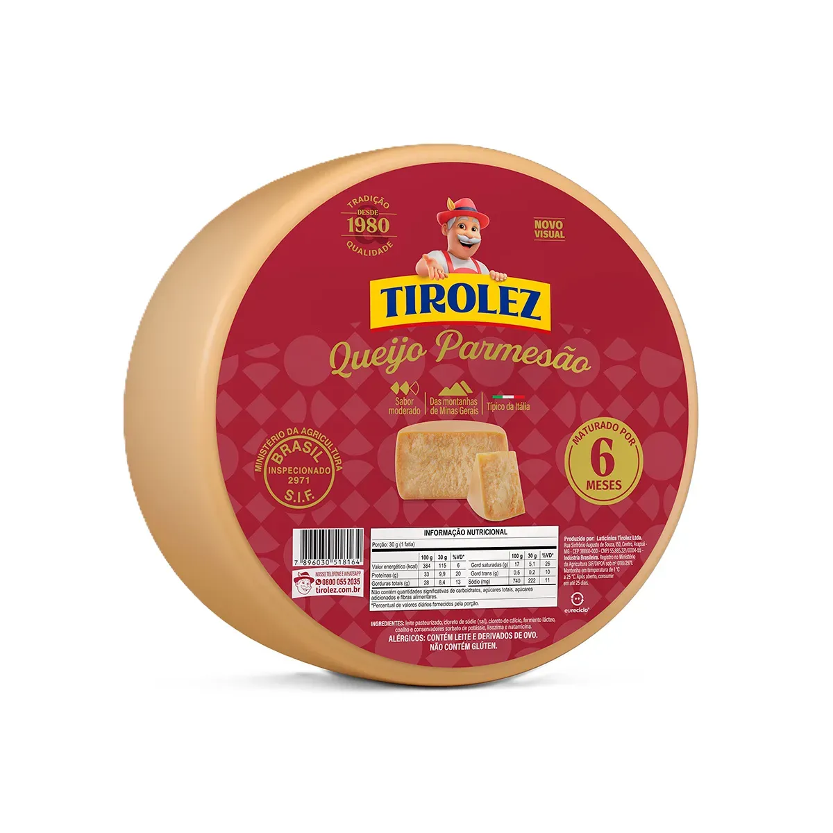 Queijo Parmesão Tirolez 270G
