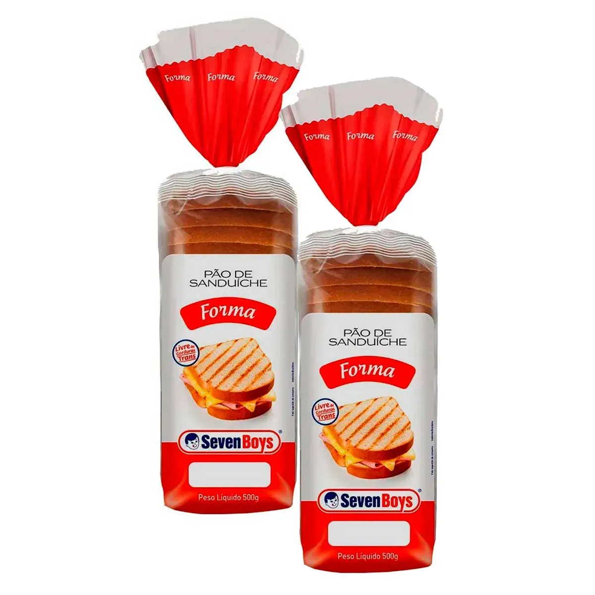 Pão de Forma Seven Boys 450G 2UN