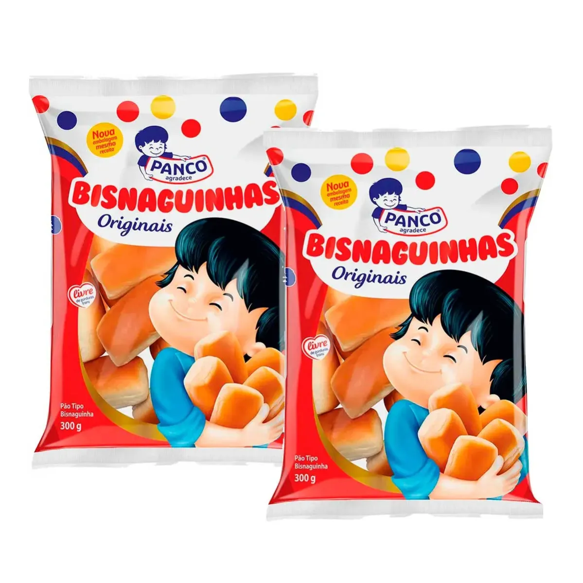 Bisnaguinha Panco 300G 2UN