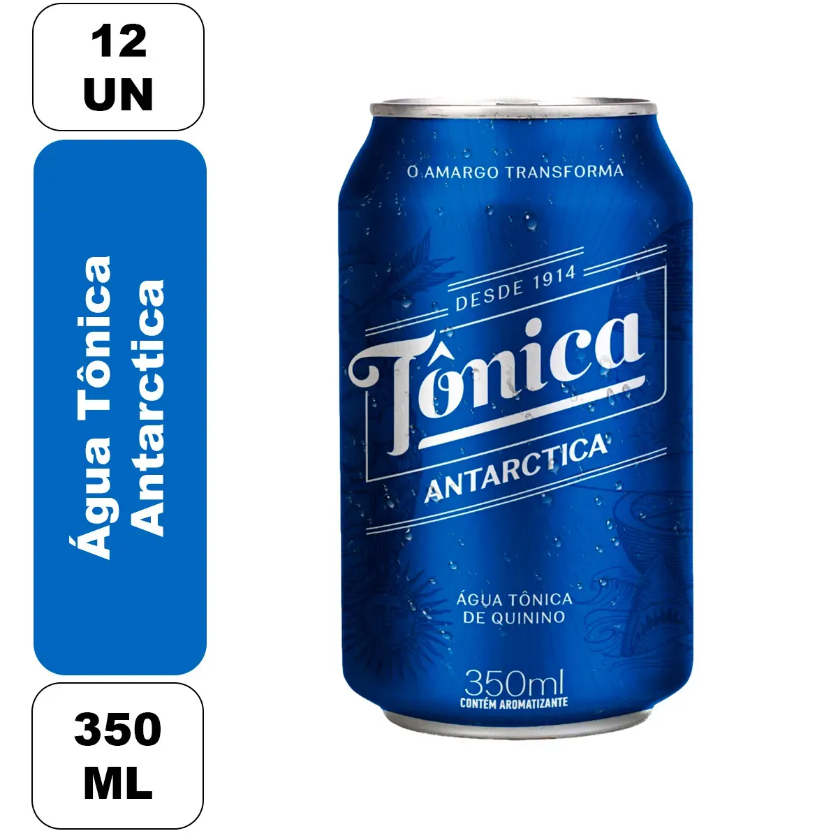 Água Tônica Antarctica 350ML 12UN