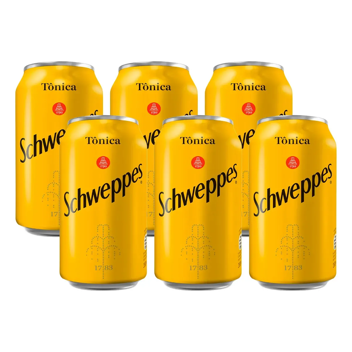 Água Tônica Schweppes 350ML 6UN
