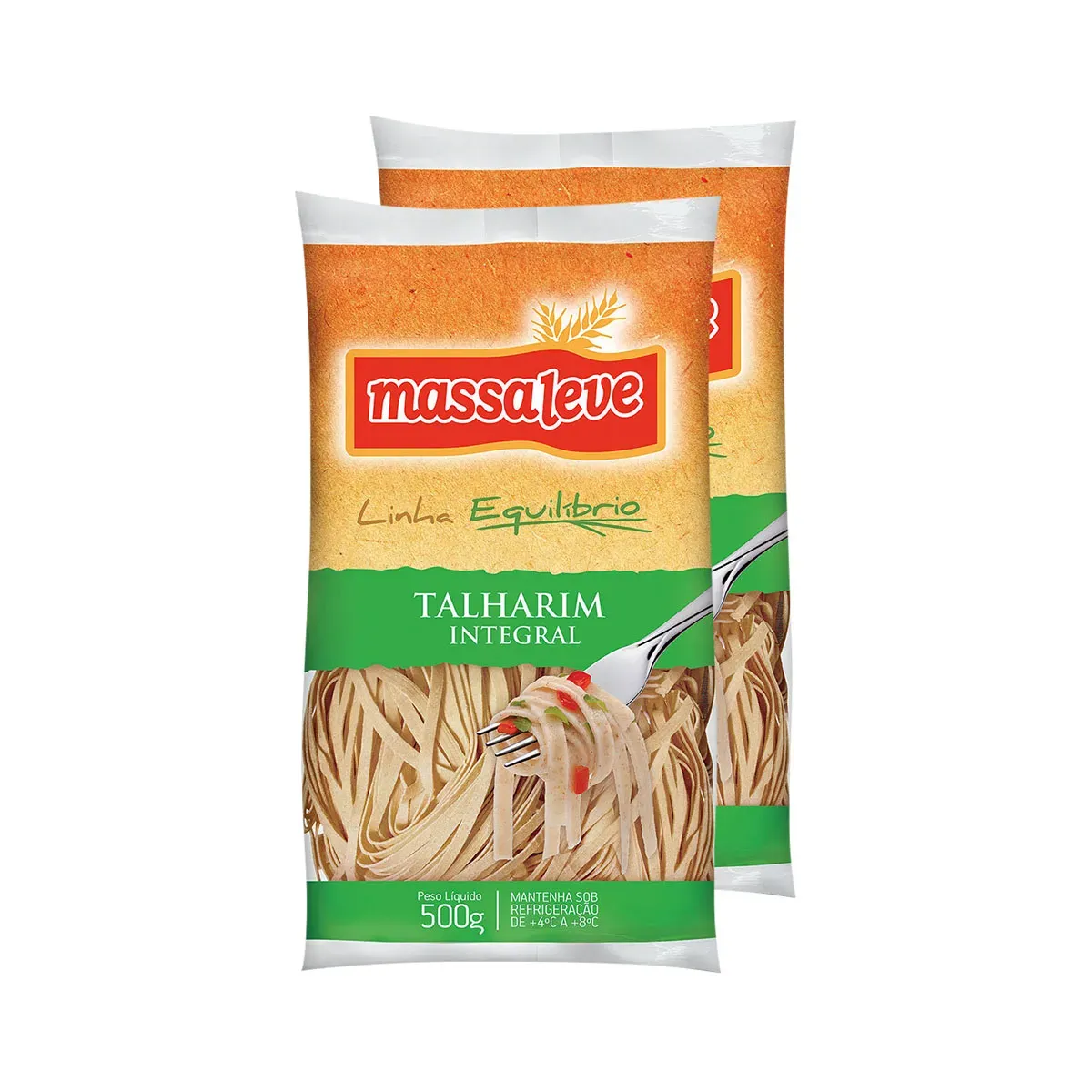 Macarrão Talharim Integral Fresca Massa 500G 2UN