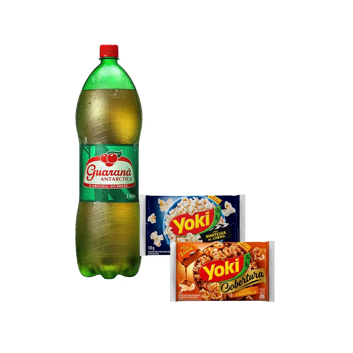 Kit Refrigerante + Pipoca Guaraná Antarctica 110G