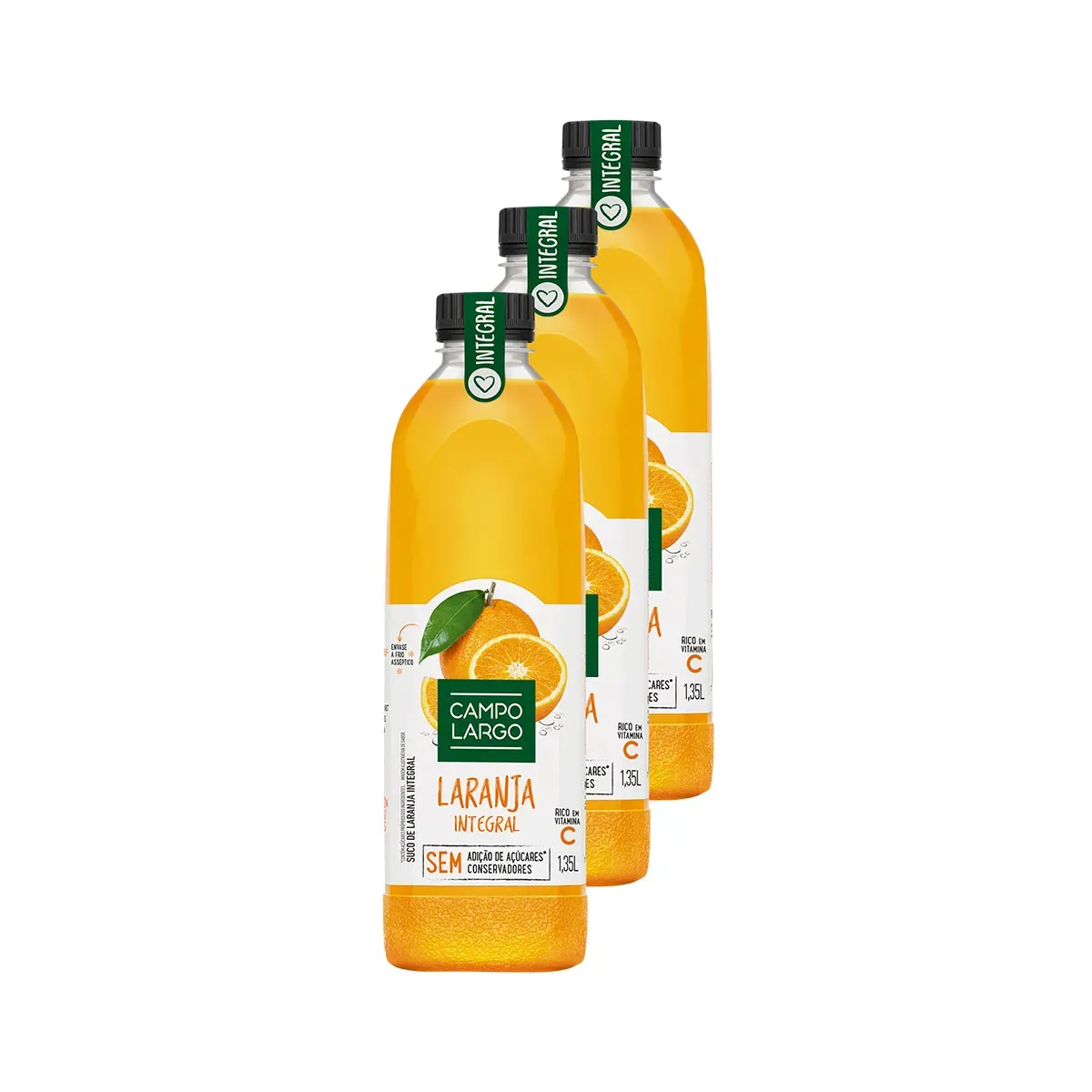 Suco Integral Campo Largo Laranja 1,35 Litros 3UN