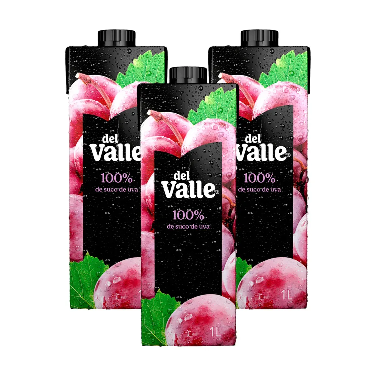 Suco Integral 100% Suco Uva 1 Litro Del Valle 3UN