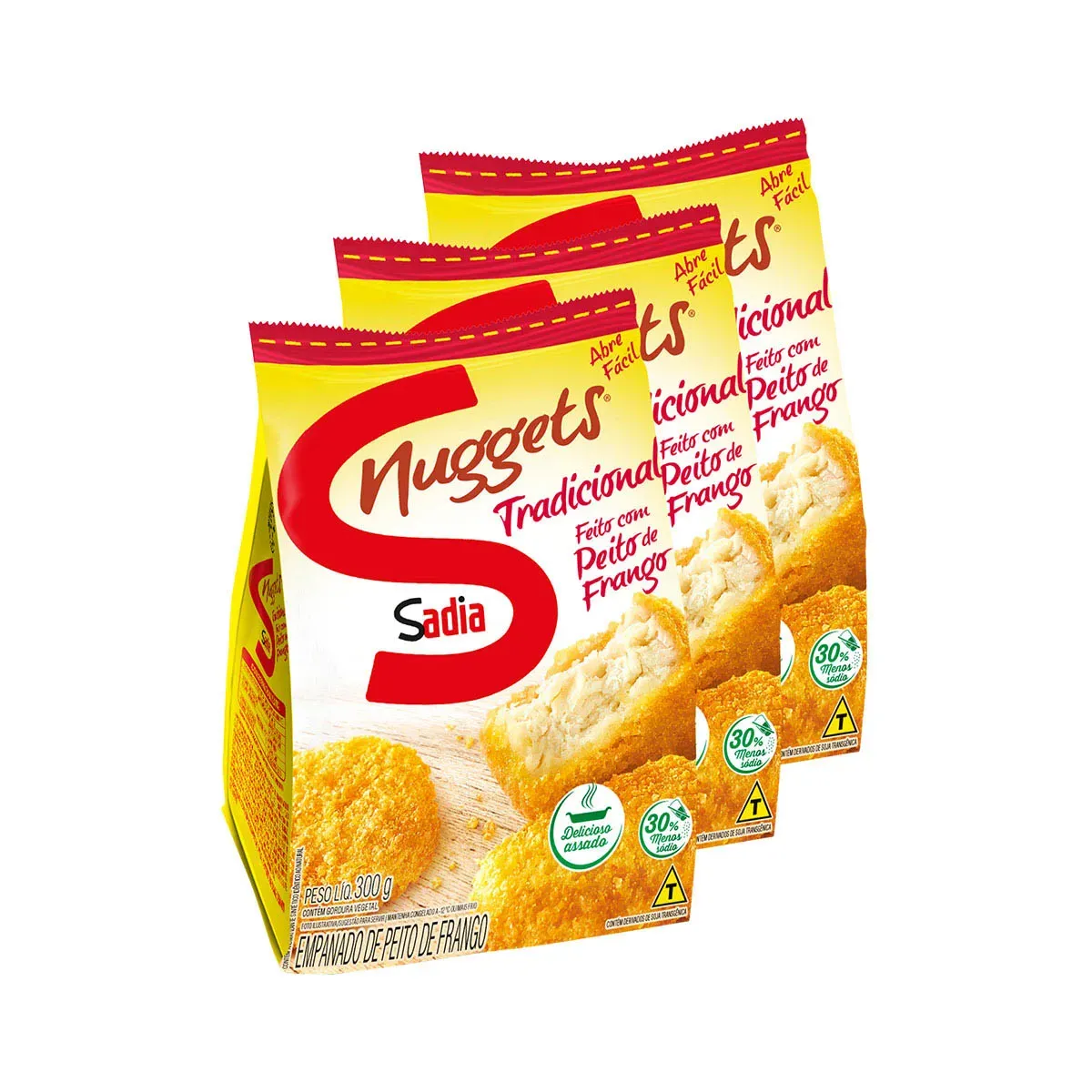 Nuggets de Frango Sadia 300G 3UN