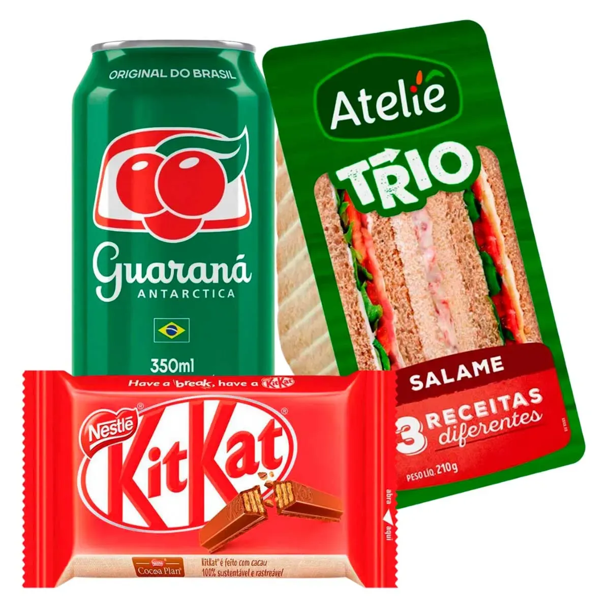 Kit Lanche Salame + Guaraná Antarctica + Mini UN