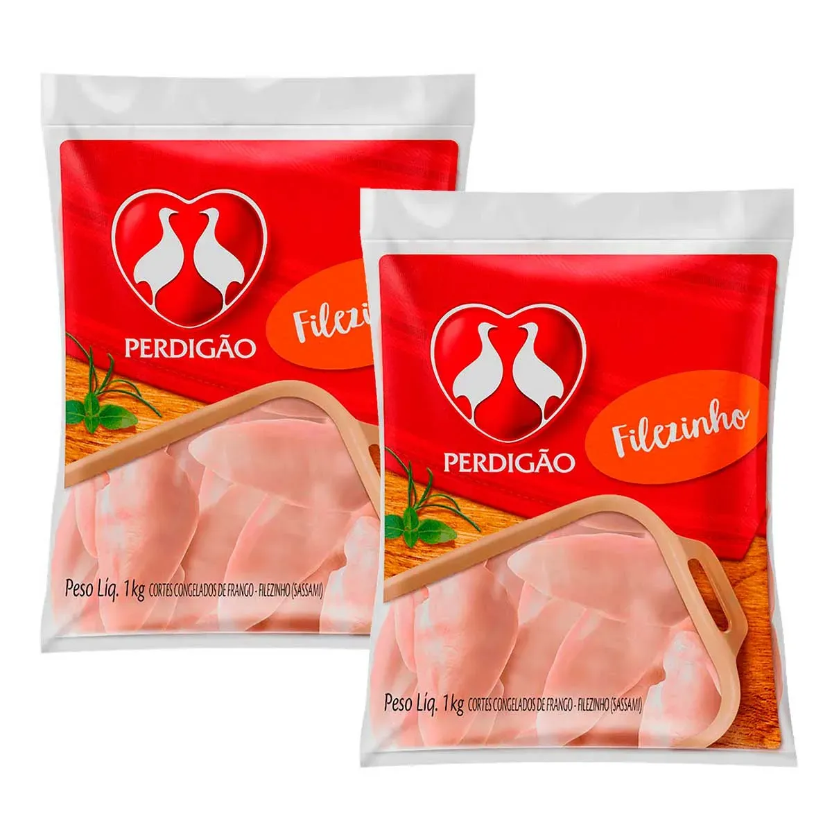 Filé Peito Frango sem Osso Perdigão 1KG 2UN