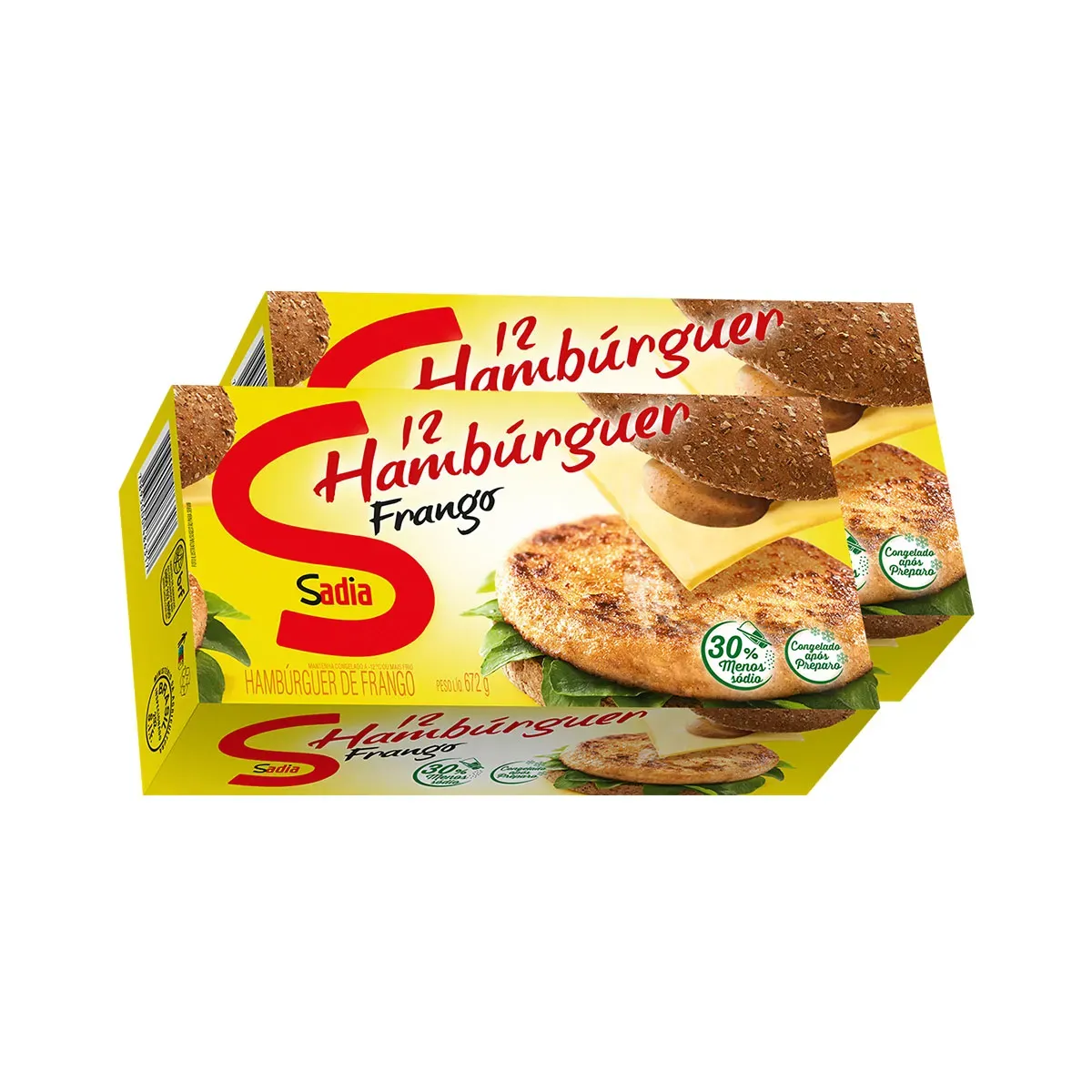 Hambúrguer de Frango Sadia 672G 2UN