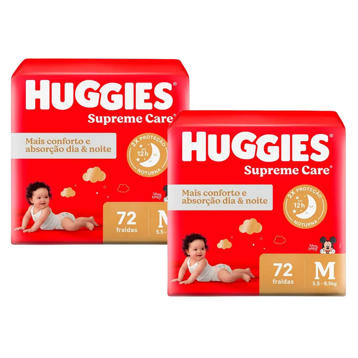Fralda Supreme Care M Huggies 2UN