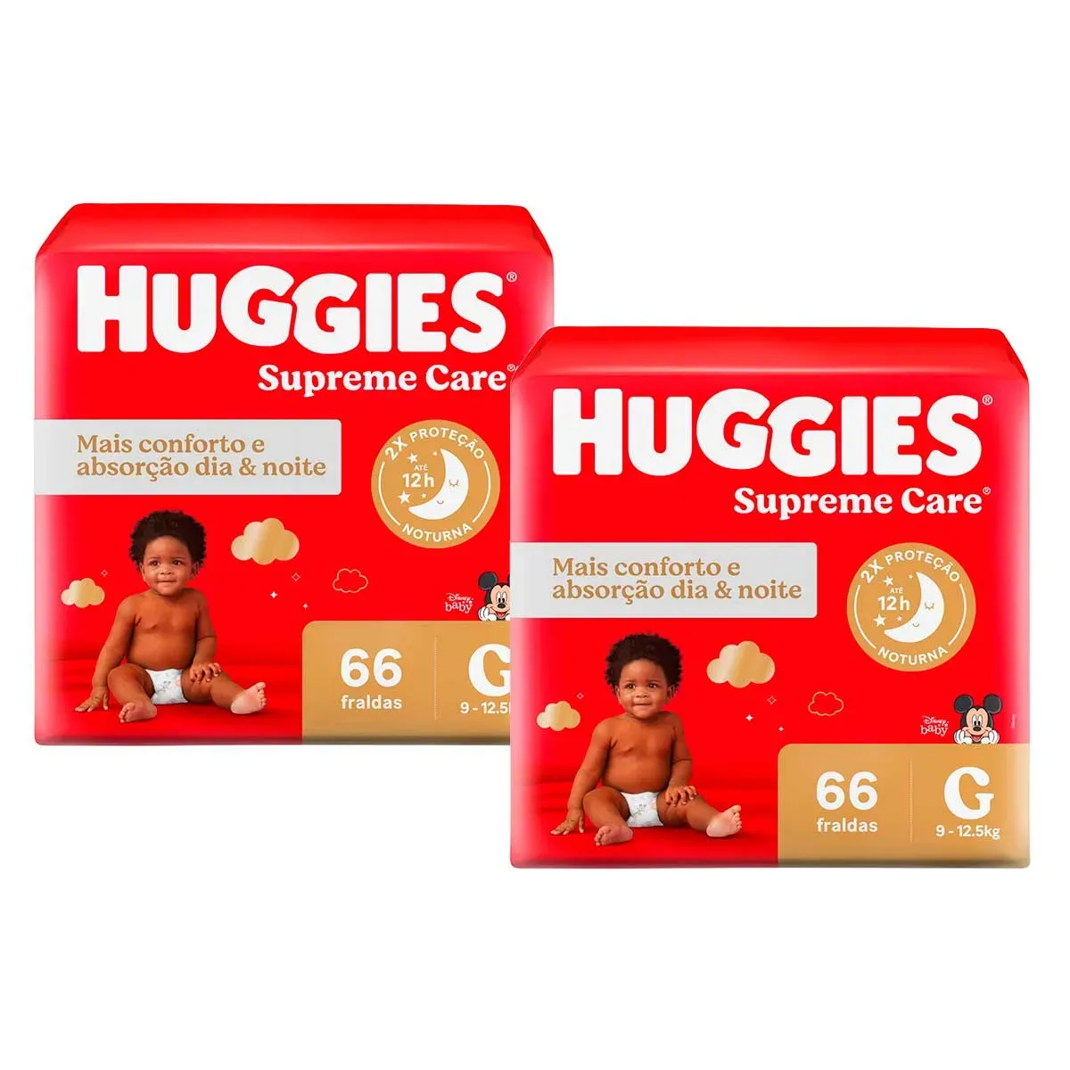 Fralda Huggies Supreme Care G 2UN