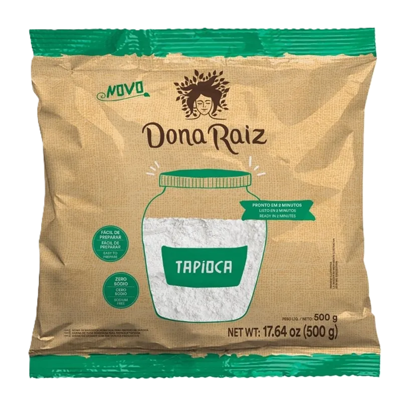 Tapioca Dona Raiz sem Glúten Zero Sódio 500G