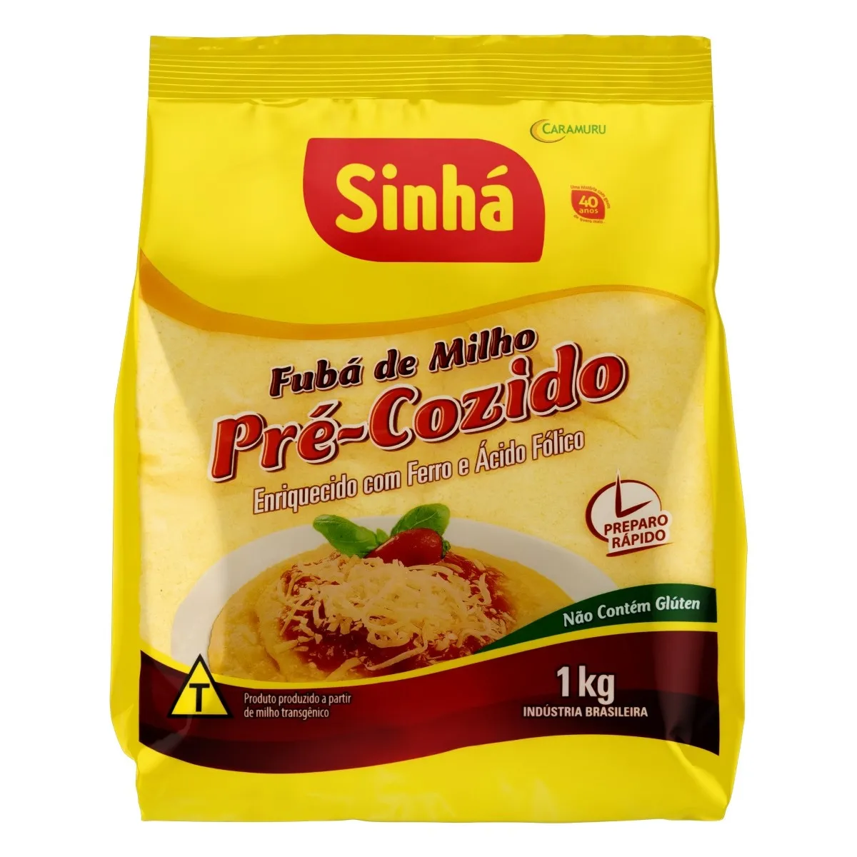 Fubá de Milho Pré-Cozido Sinhá 1KG