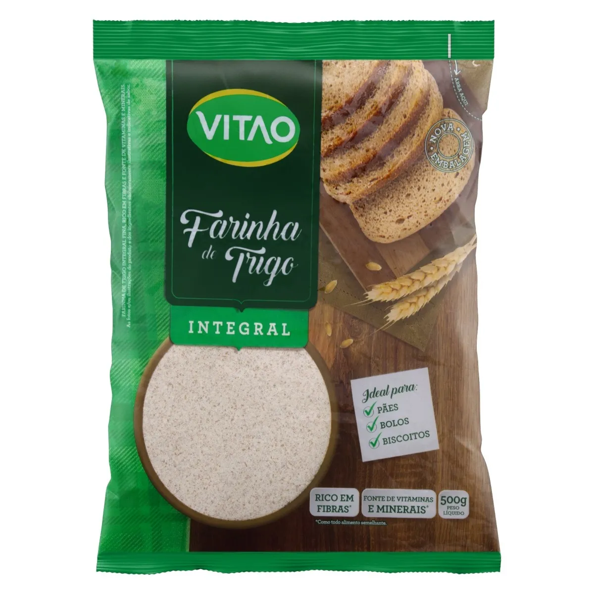 Farinha de Trigo Integral Vitao 500G