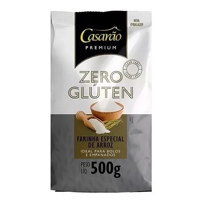 Farinha de Arroz Casarão Zero Glúten 500G