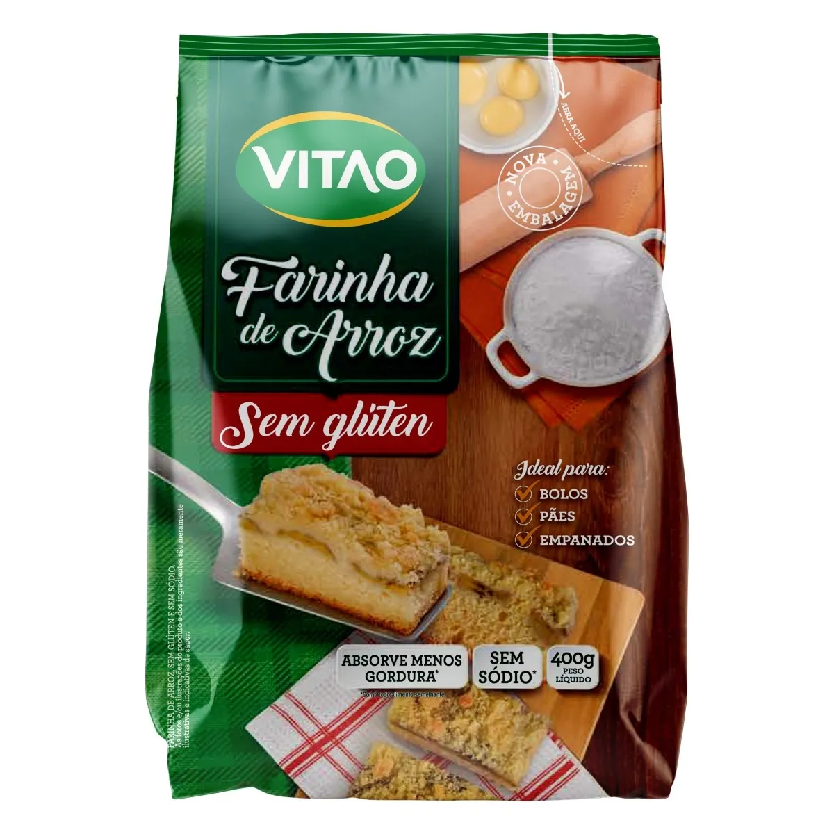 Farinha de Arroz Vitao 400G