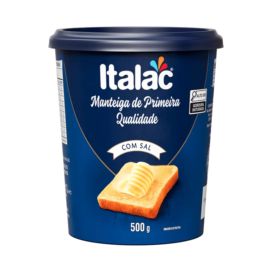 Manteiga Italac Com Sal 500G