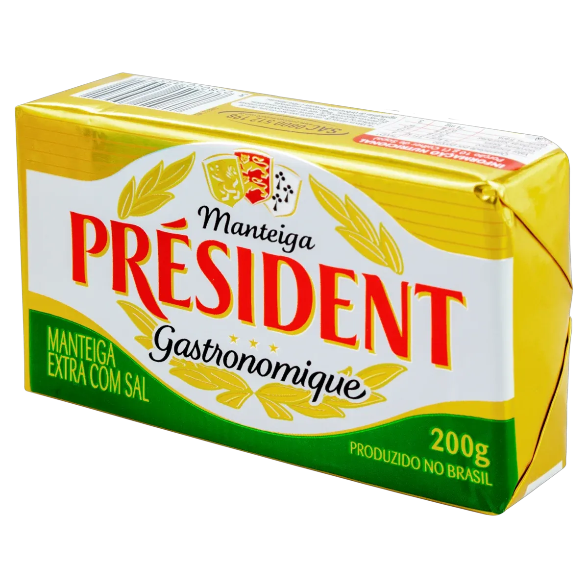 Manteiga Extra Sal Président Gastronomique 200G