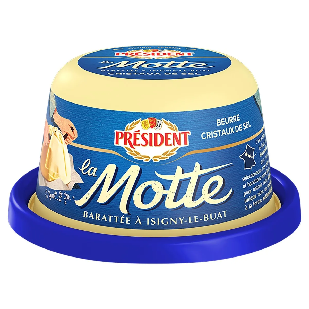 Manteiga Comum com Sal La Motte Président 250G