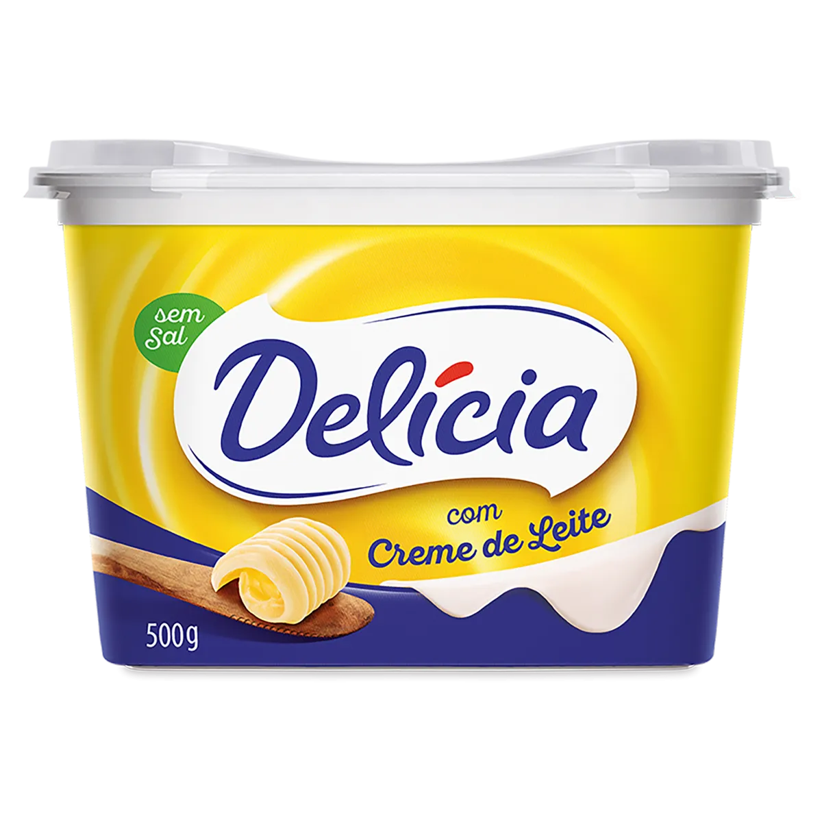 Margarina Delícia Creme Leite sem Sal 500G