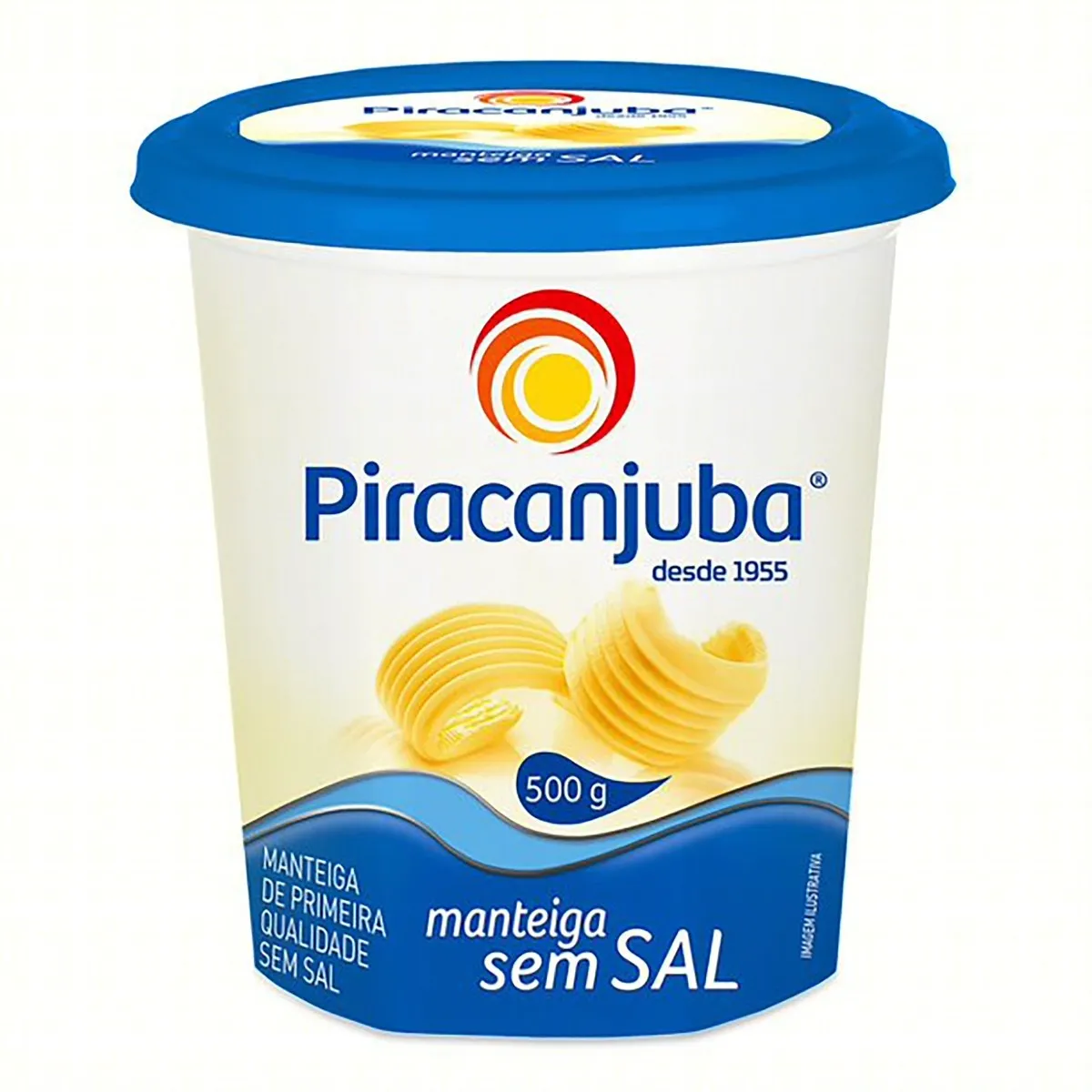 Manteiga Piracanjuba sem Sal 500G