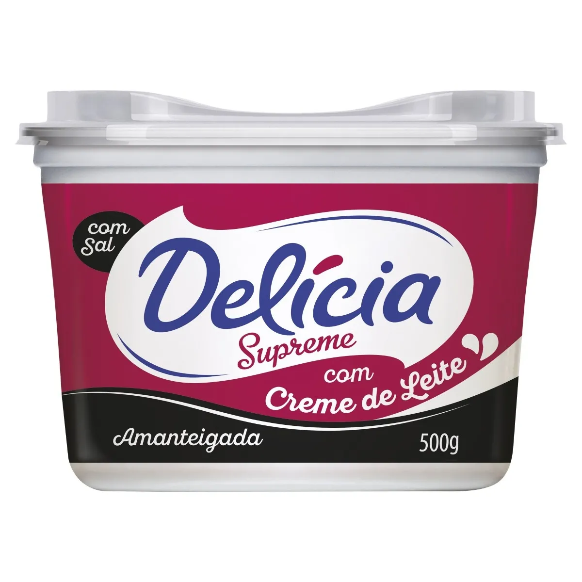 Margarina Amanteigada Sal Creme Leite Delícia 500G