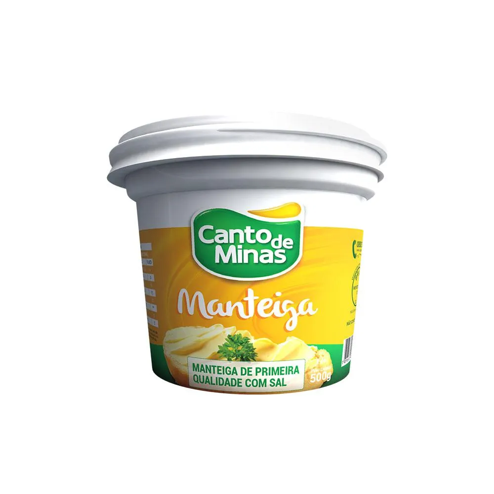 Manteiga CANTO DE MINAS Com Sal 500G