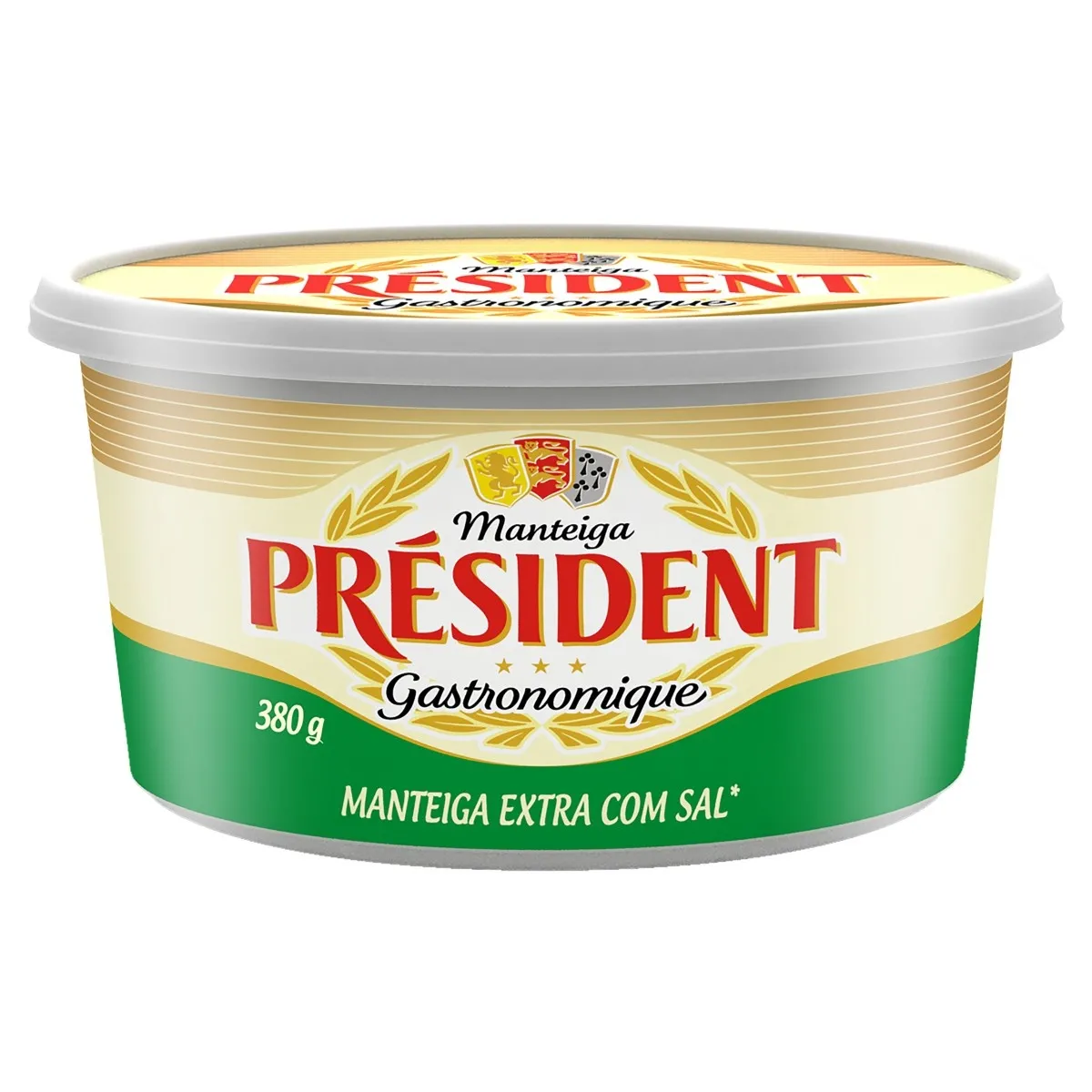 Manteiga Extra Sal Gastronomique Président 380G
