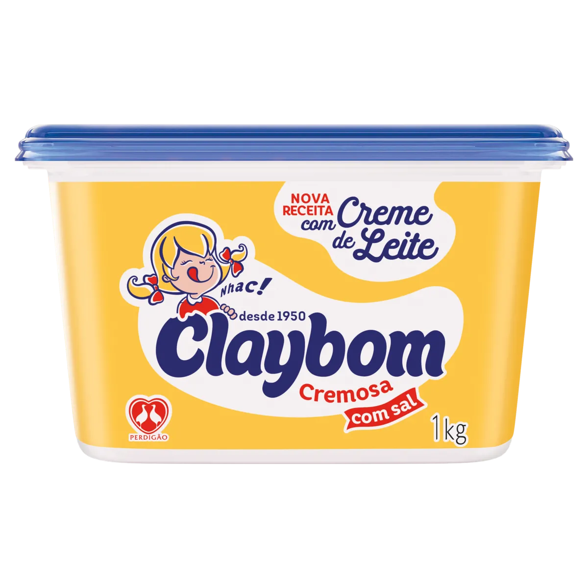 Margarina Cremosa Claybom Sal Creme Leite 1KG