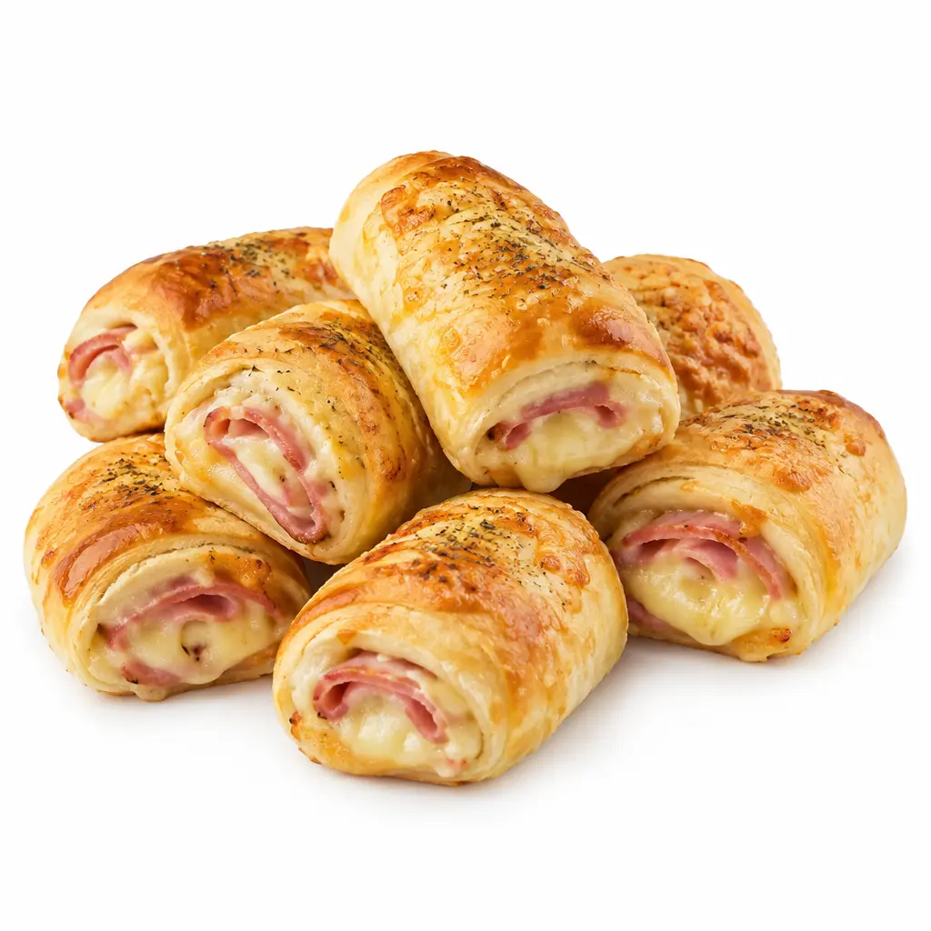 Enroladinho de presunto e queijo KG