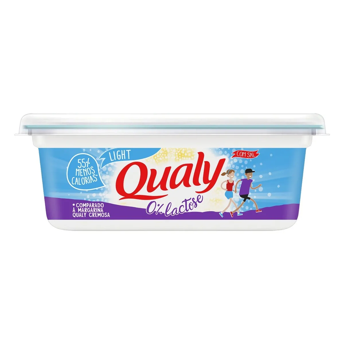 Margarina Qualy com Sal Light Zero Lactose 250G