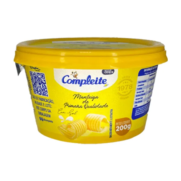Manteiga Compleite com Sal 200G
